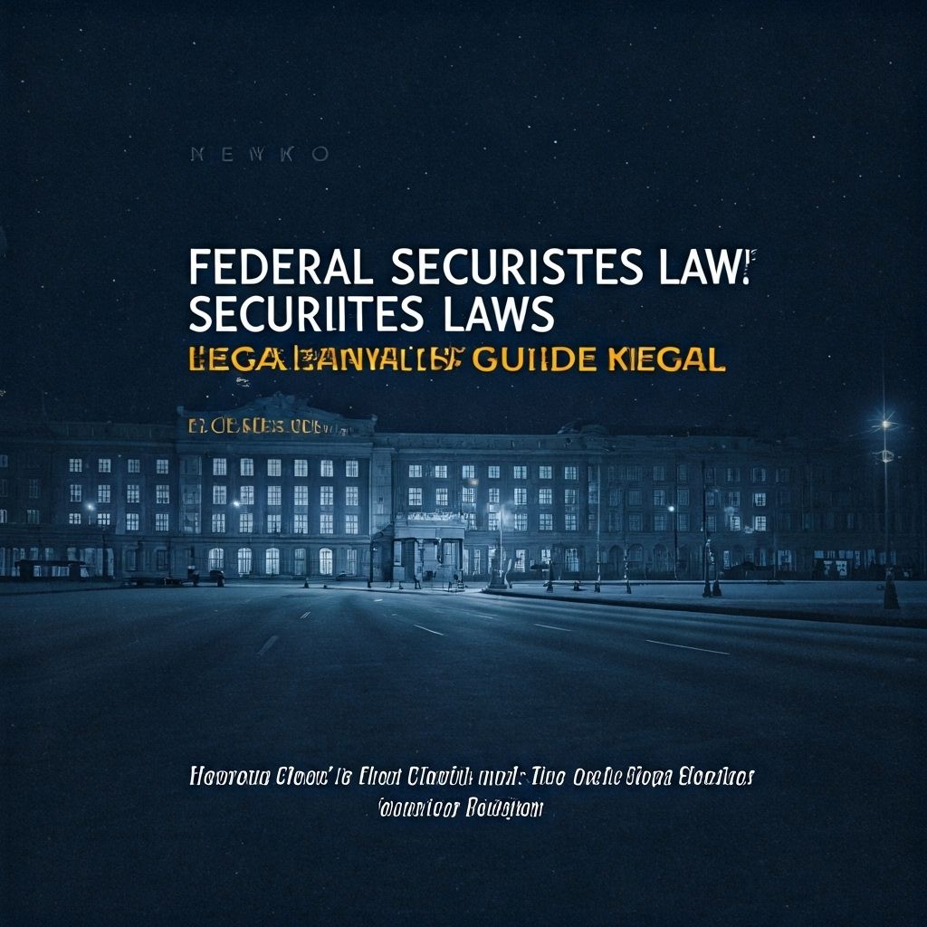 Federal Securities Laws cover